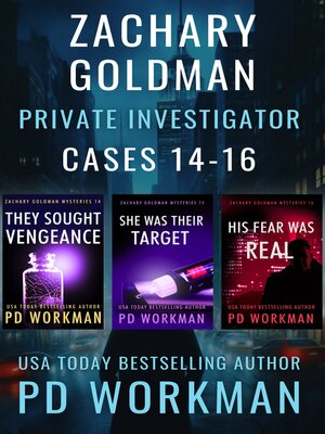 cover image of Zachary Goldman Private Investigator Cases 14-16